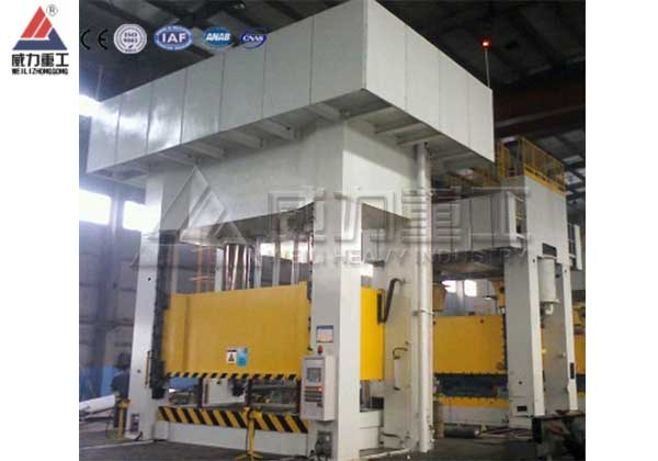 500吨框架式液压机厂家山东威力重工自动化生产